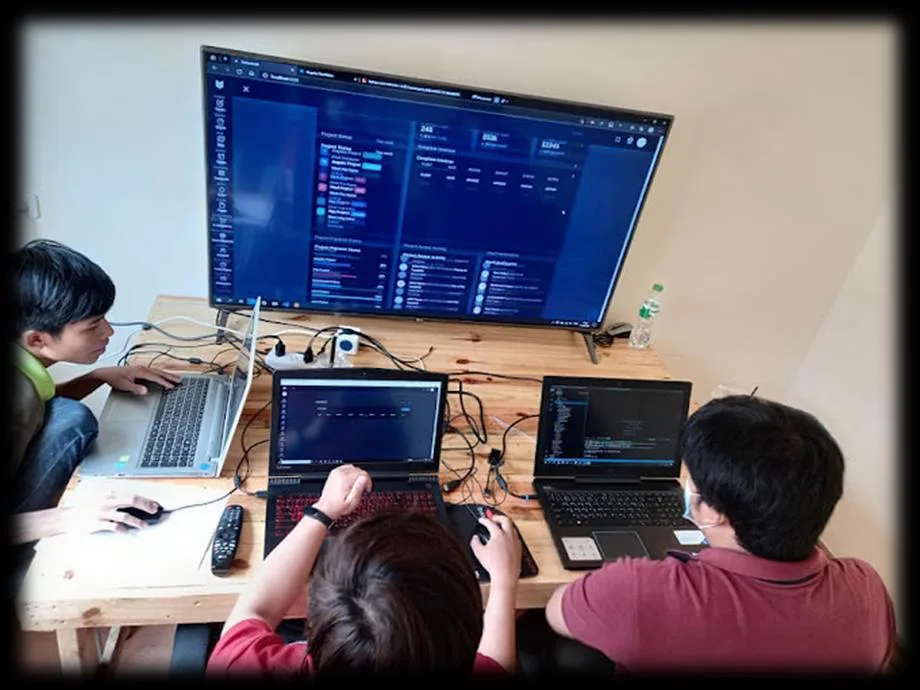 ทีม Asha Tech พัฒนาระบบร่วมกัน